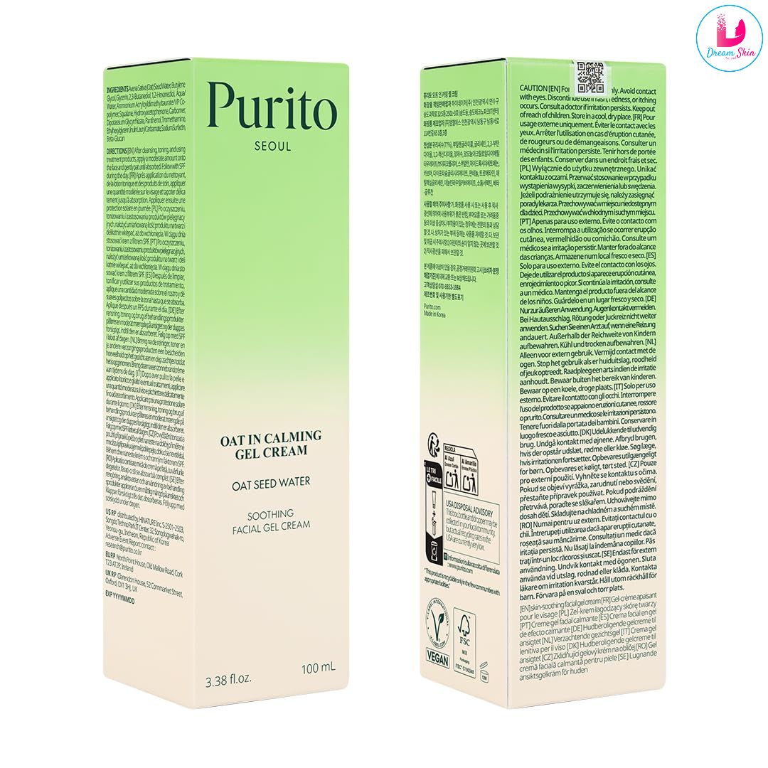 Purito SEOUL Oat In Calming Gel Cream [100ml]